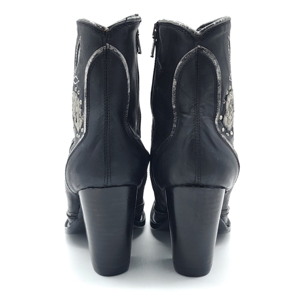 Old Gringo Marillyn Short 6 Inch Black Heeled Boot Women's Size 7 B - Picture 6 of 15